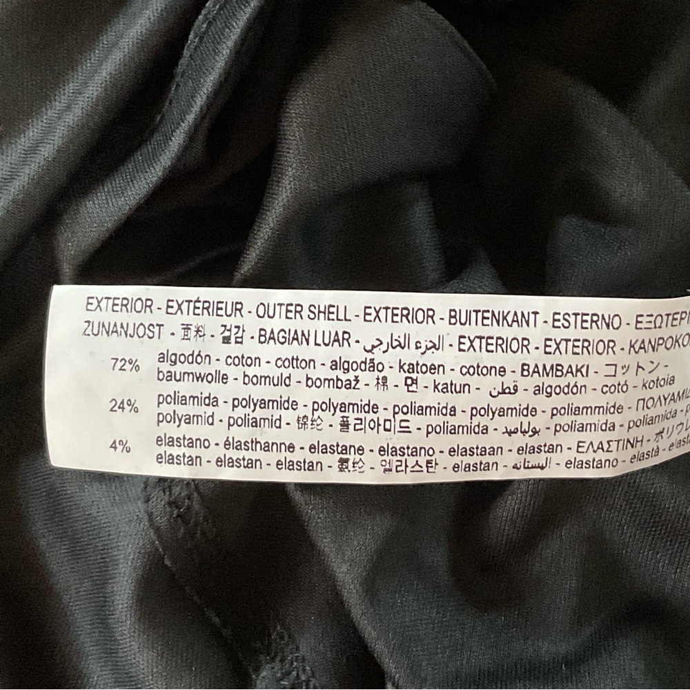 Zara Dress‎ Poplin Mini Wrap Longsleeve Pleated Black Cocktail Size XS NWOT - Picture 8 of 12